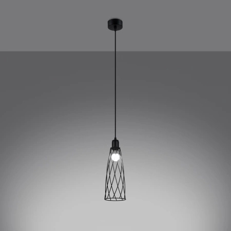 Lampa wisząca SUBA 1 czarna