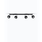 Plafon OCULARE 4L czarny