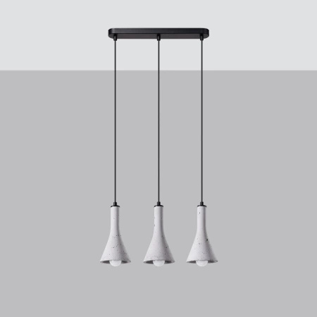 Lampa wisząca REA 3L beton