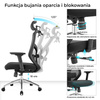 Fotel biurowy ergonomiczny Rosa czarny ANGEL