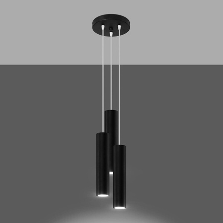 Lampa wisząca LAGOS 3P czarny