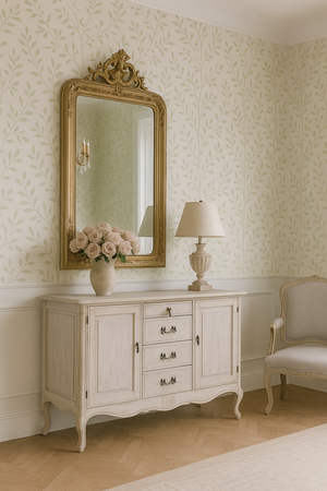 Elegancka Komoda Drewniana - przecierana- Venezia Bianco