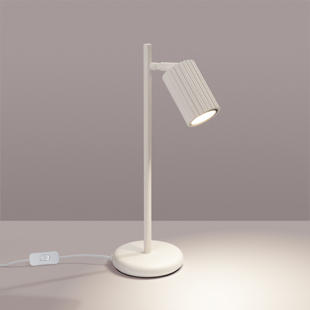 Lampa biurkowa KARBON beżowa