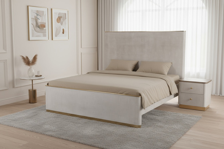 Stilig Bedroom ST890K Łóżko tapicerowane 180cm + 2 szafki nocne ST891