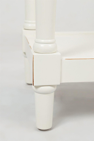 Biała konsola z szufladami Avola Antique White