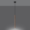 Lampa wisząca PASTELO 1 drewno