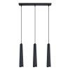Lampa wisząca PRYSM 3L czarna