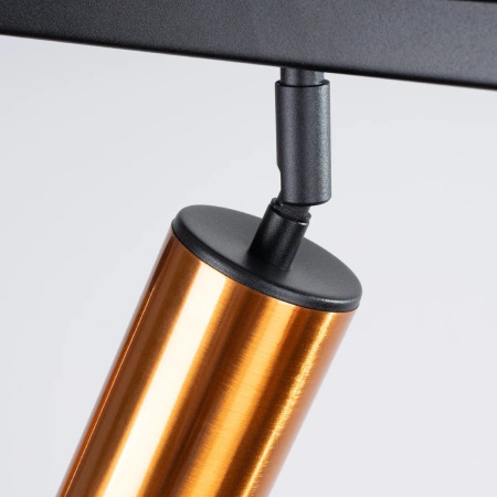 Plafon WINX 4L czarny/miedź