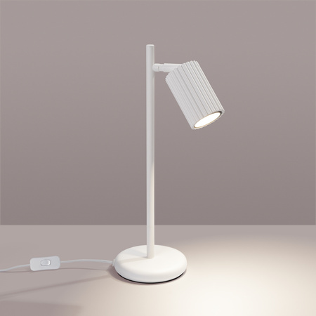 Lampa biurkowa KARBON biała