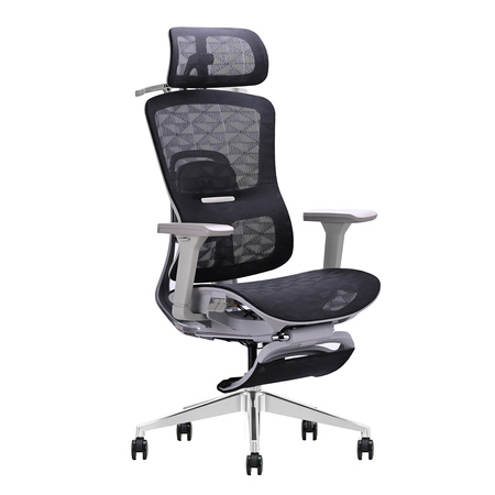 Fotel ergonomiczny ANGEL biurowy obrotowy Homer Czarny