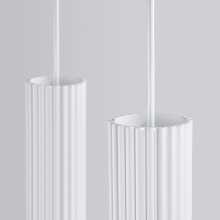 Lampa wisząca KARBON 2 biały