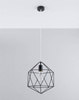 Lampa wisząca GASPARE czarna
