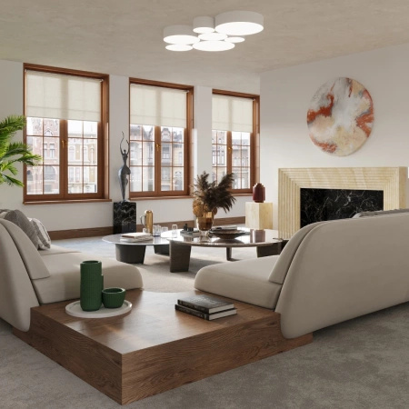 Lampa wisząca ARENA 35 biała