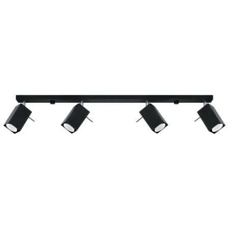 Plafon MERIDA 4L czarny