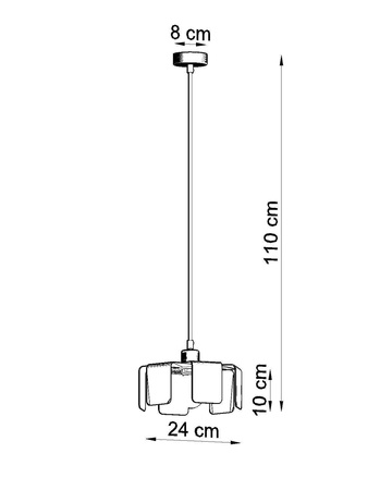 Lampa wisząca TULIP biały