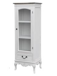 Mała witryna biała 133x48 cm - Rimini White