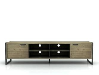 Loftowa komoda rtv długa 200 cm - Flow