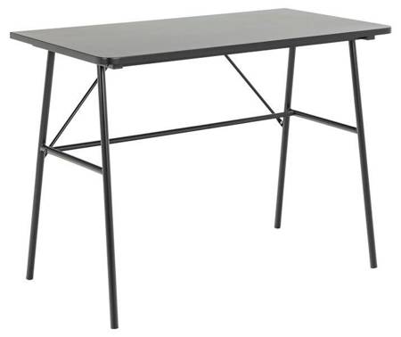 Czarne minimalistyczne biurko-  Pascal